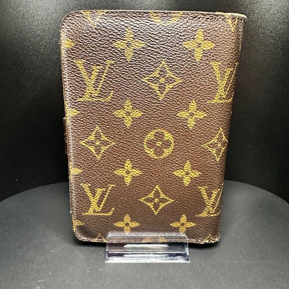 Louis Vuitton Monogram Canvas Leather Zipper Bifold Papier Wallet with box - EUC - Picture 3 of 10